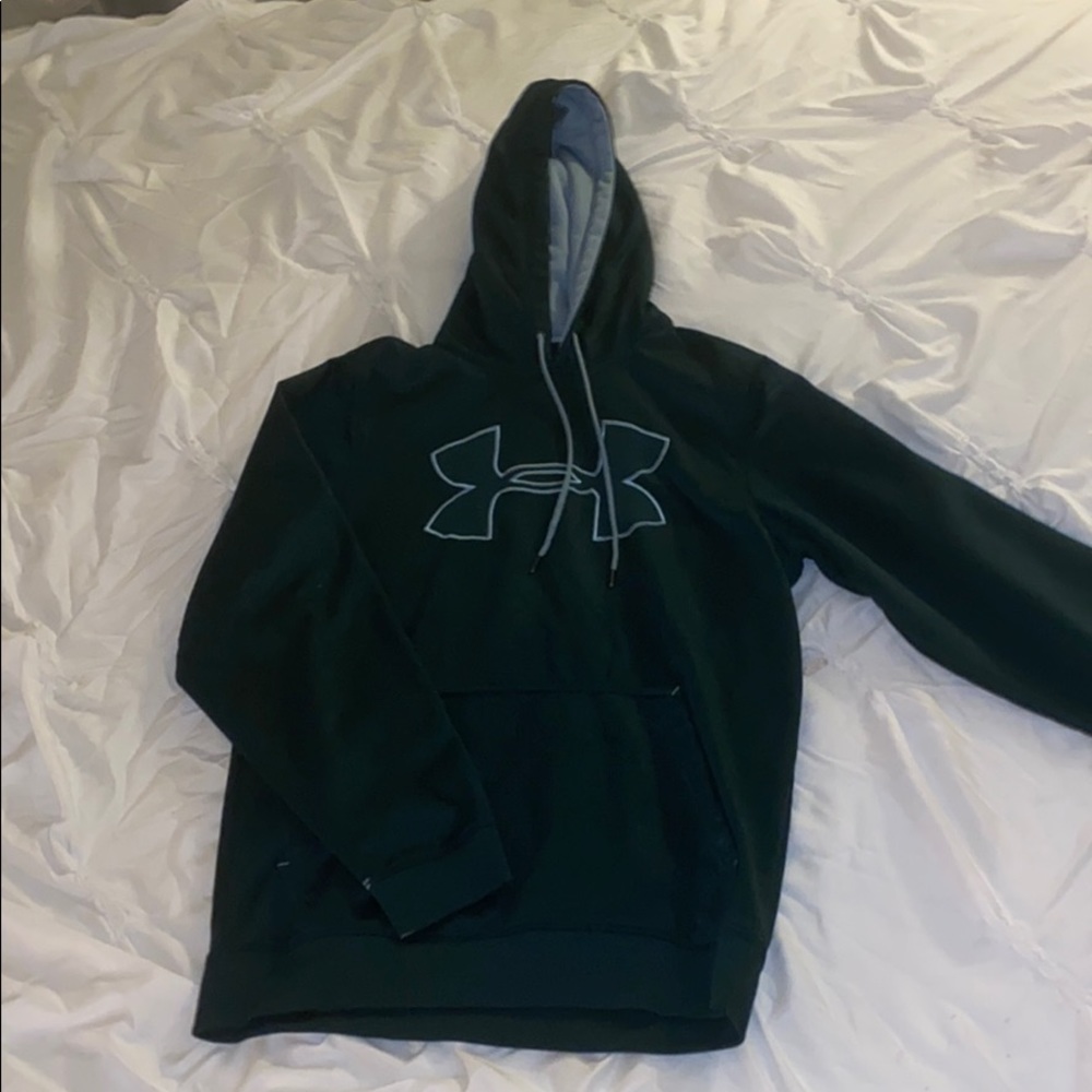 green hoodie